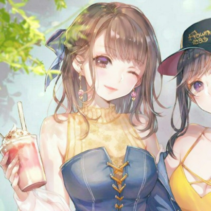 一人一张超好看！30张高清女生闺蜜动漫头像合集