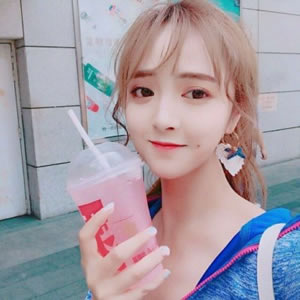 16张高清萌系粉色真人女生头像 软妹感拉满