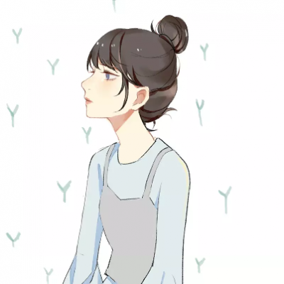 18张高清简约款！文艺动漫风女生头像合集