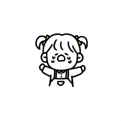 10张高清可爱动漫简笔女头 女生头像合集