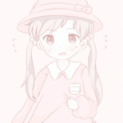 18张高清粉色系动漫软妹头像合集