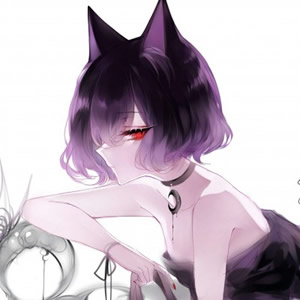 二次元女生猫妖头像 12张高清诱惑动漫素材