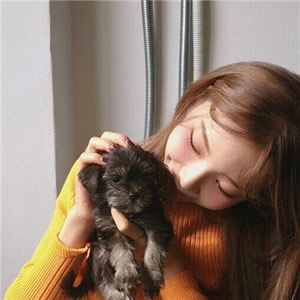 女生抱萌宠头像合集！12张高清好看的抱宠女生头像