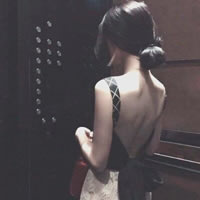 17张霸气性感女生露背QQ头像 精致氛围感拉满