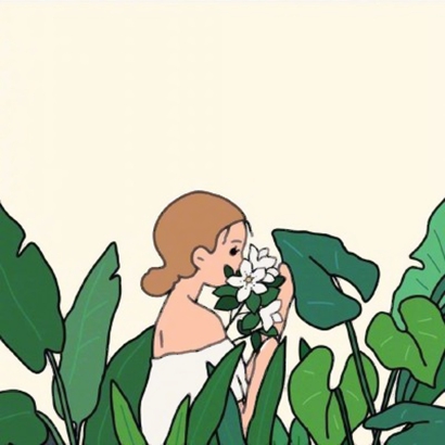 女生专属微信漫画头像！8张简约文艺的高清头像图来了