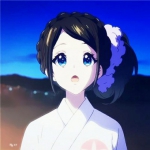 23张氛围感拉满！二次元蓝紫系绝美动漫女生头像合集