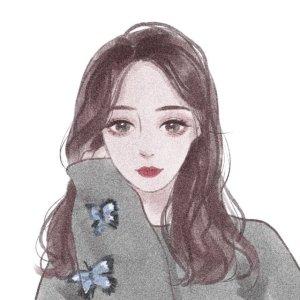 18张简约清新的女生手绘微信头像 氛围感拉满