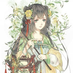 16张高清好看的唯美古风动漫女生头像合集