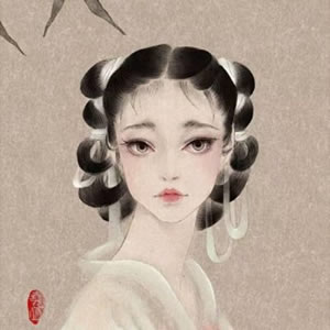 15张超绝古风手绘美女头像，氛围感直接拉满