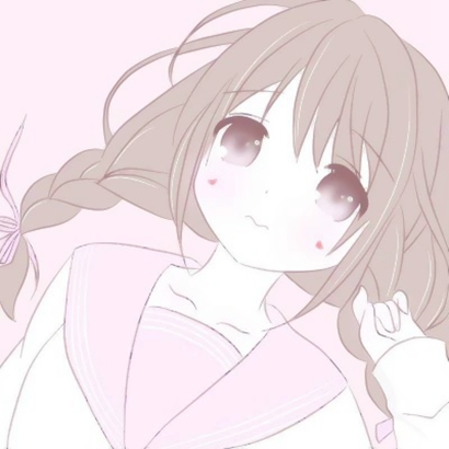 18张高清粉色系动漫软妹头像合集