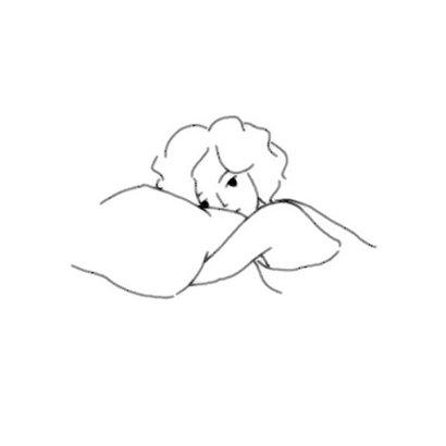 15张高清黑白简笔女生头像 适合当微信头像的手绘简画合集