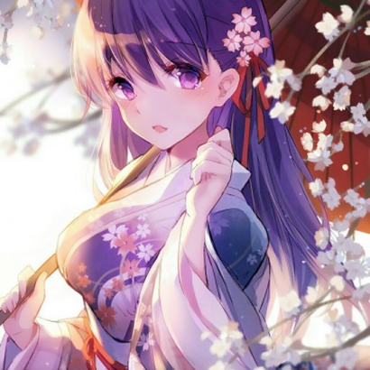 13张高清古风动漫撑伞女生头像 氛围感拉满