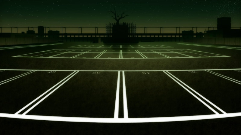 深夜空无一人的动漫物语系列运动主题壁纸