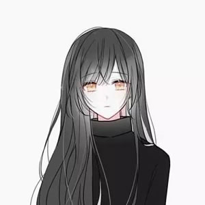 18张高清可爱长发女生漫画头像 唯美氛围感拉满