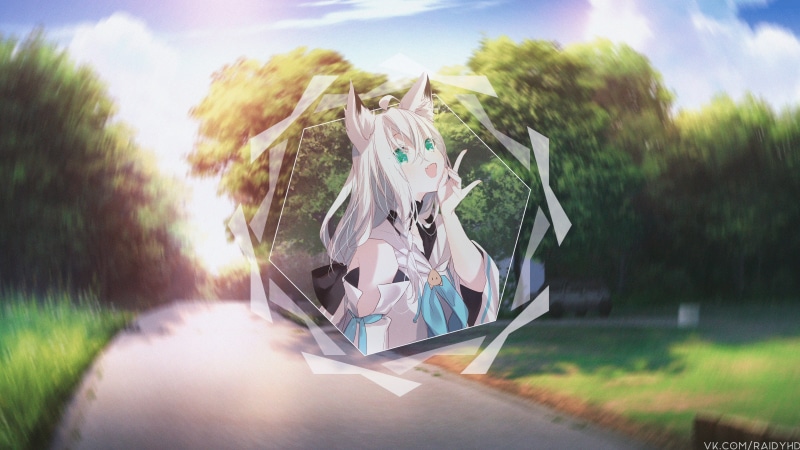 白上吹雪4K画中漫女壁纸合集