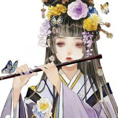 17张高清冷淡风动漫女生古风头像 氛围感拉满