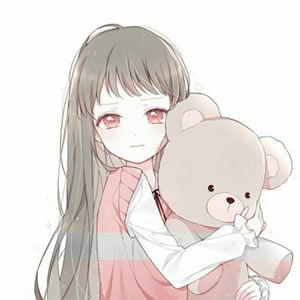 14张高清简约款 长发女生二次元动漫头像合集