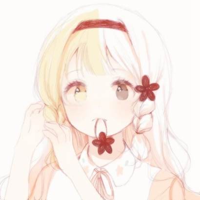 24张高清简约气质女生漫画头像 氛围感拉满