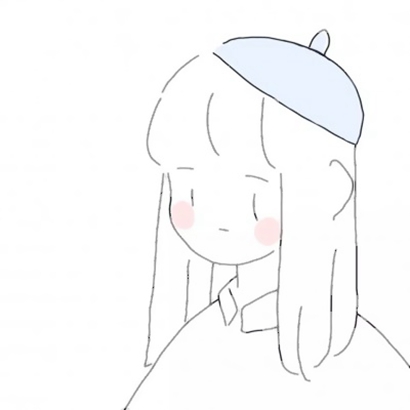 软萌简笔画小女孩头像 8张可爱高清女生头像来啦