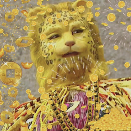 当下超火的金钱豹头像表情包合集