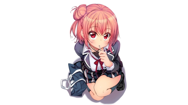 蓝发蓝眼动漫少女壁纸合集