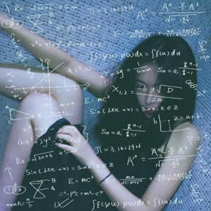 16张高清数字公式女生QQ头像 简约又好看