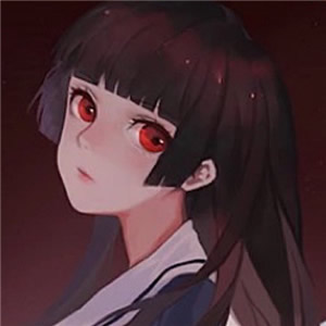 冷酷感拉满！12张高清黑化动漫少女头像合集