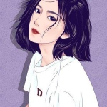 18张简约清新的女生手绘微信头像 氛围感拉满