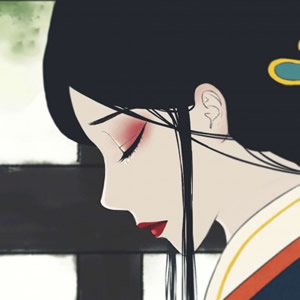 16张高清古风二次元动漫女头 好看的女生漫画头像