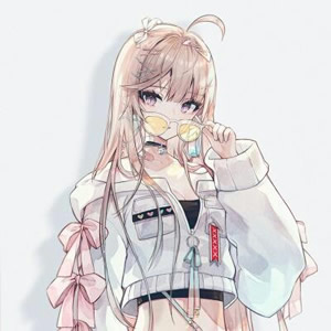 16张高清可爱的抖音女生动漫头像合集