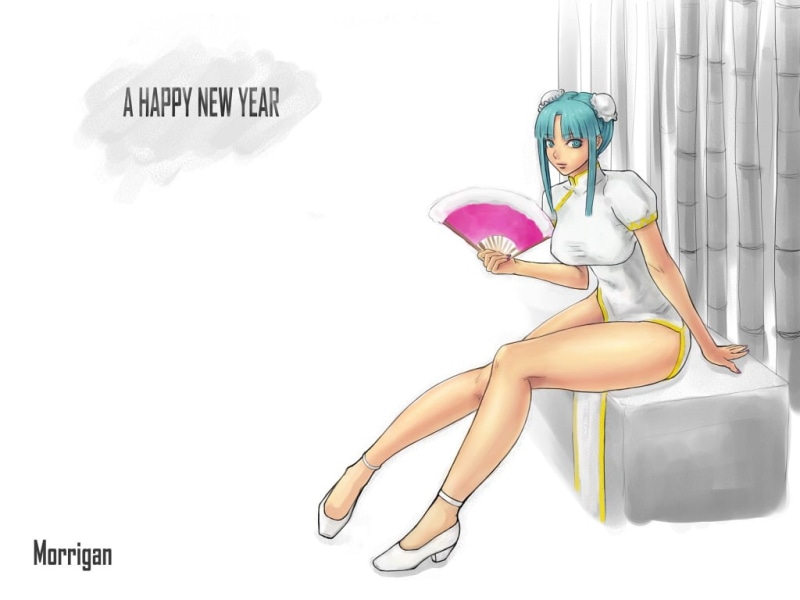 恶魔战士莫莉卡·安斯兰特 动漫 2K 高清手机壁纸