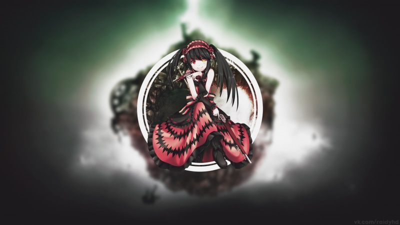 狂三绝美暗调特写壁纸分享