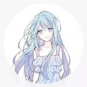 18张高清可爱长发女生漫画头像 唯美氛围感拉满