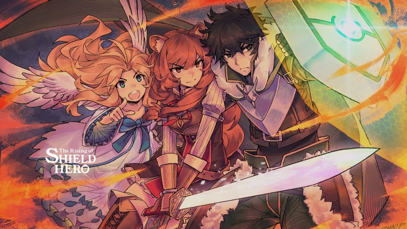 盾之勇者成名录1080P高清壁纸 岩谷尚文拉芙塔莉雅剑与盾