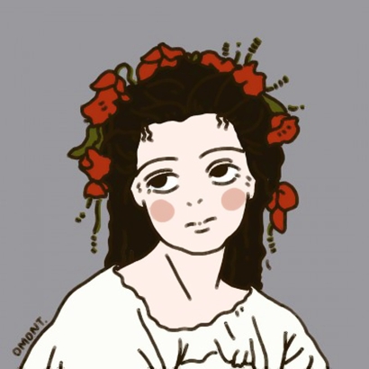 9张高清复古感欧美动漫女生头像，氛围感拉满