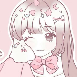 14张软萌二次元女生头像 高清活泼可爱漫画风头像合集