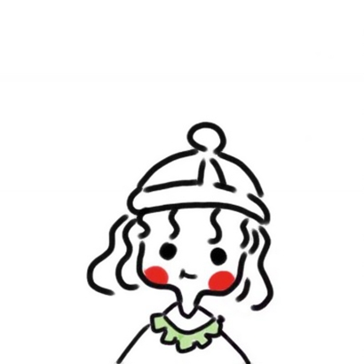 15张可爱动漫女生简笔画头像 高清无水印合集