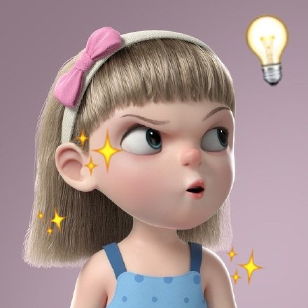 猛男看了都举手投降！这套3D软妹表情包也太Q了