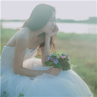 23张清新婚纱照风格女生QQ头像 氛围感拉满