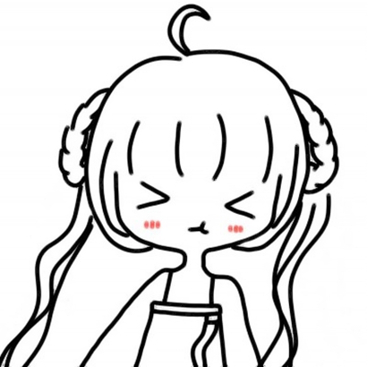 10张高清可爱动漫简笔女头 女生头像合集