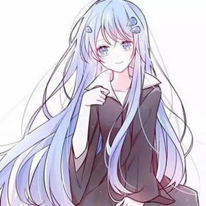 18张高清可爱长发女生漫画头像 唯美氛围感拉满