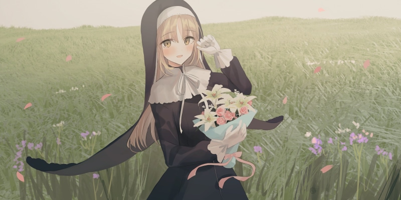 动漫风星尘少女壁纸 氛围感拉满