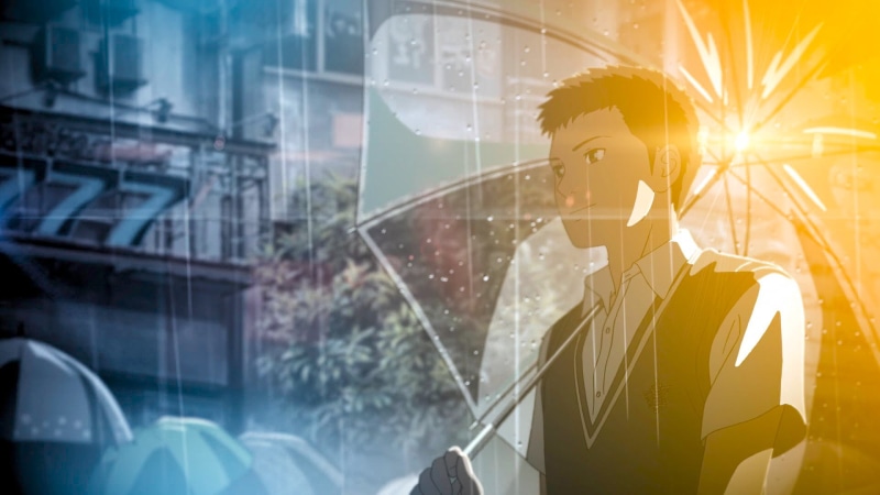 《言叶之庭》氛围感壁纸合集 雨天邂逅的心动瞬间