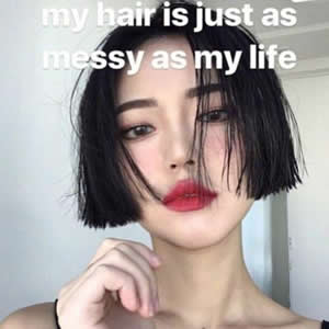 16张高清霸气冷酷风女生微信头像合集