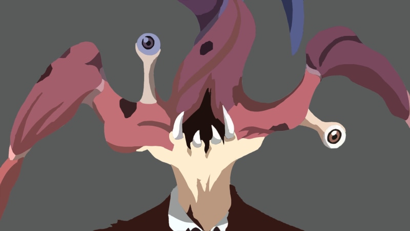 惊悚动画壁纸！寄生兽真人化创意手影合集