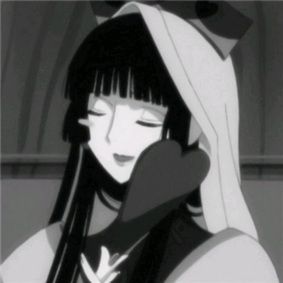 23张高清黑白款！霸气冷酷风女生漫画QQ头像