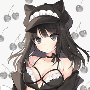 12张高清暗黑系超酷动漫女生头像合集