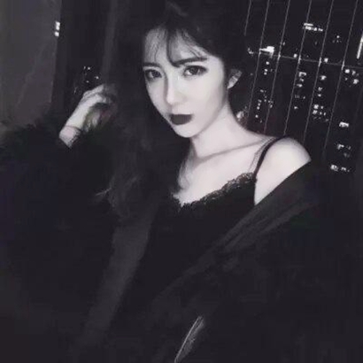12张高冷拽酷！黑白风女生QQ头像合集