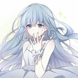 14张高清简约款 长发女生二次元动漫头像合集