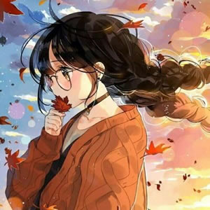 16张高清动漫女生小清新头像 适合当QQ头像的唯美风格图